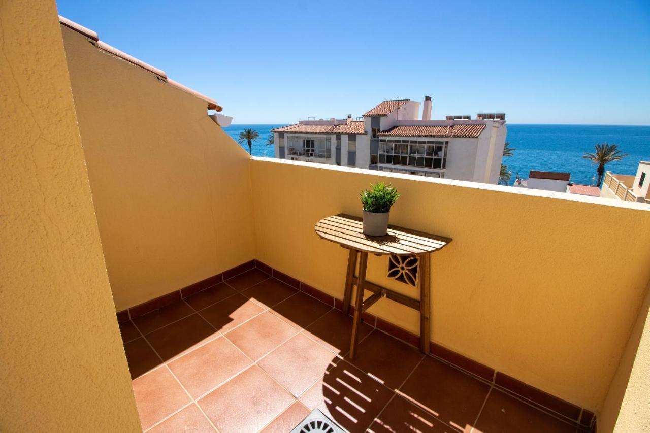 A View Of The Beach Duplex Málaga Esterno foto